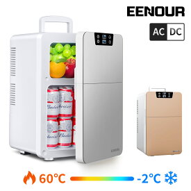 ＼スーパーセール&11日迄16,480円~ゲット！／【公式店】EENOUR ミニ保冷庫 温蔵庫 冷温庫 冷蔵庫 20L 小型冷蔵庫 2ドア ホット 保温庫 ポータブル冷蔵庫 小型 缶コーヒー 温め 保温機 車 コンパクト 車載 タオルウォーマー 省エネ ペルチェ式 静音 AC/DC プレゼント