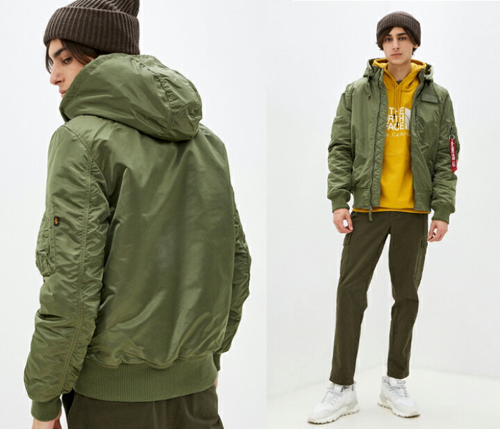 楽天市場】アルファ インダストリーズ MA-1 ALPHA INDUSTRIES HOODED 