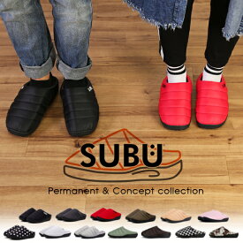 subu サンダル スブ 正規品 PERMANENT 冬用サンダル 新作 ドット スリッパ あったか レディース メンズ 冬 ダウンサンダル ルームシューズ 防寒 外用 おしゃれ かわいい ボア 滑り止め ダウンシューズ 撥水