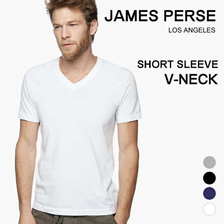 楽天市場 ジェームスパース メンズ Tシャツ 半袖 V 白 黒 James Perse Vネック カットソー ブランド Tシャツ シンプル Mlj3352 イータイムス