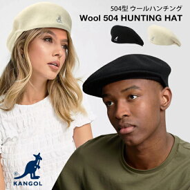 カンゴール KANGOL 帽子 ハンチング ハット ユニセックス フレックス フィット ロゴ カンガルー WOOL 504 メンズ レディース 秋 冬 S M L XL 大きいサイズ 男女兼用 ブランド