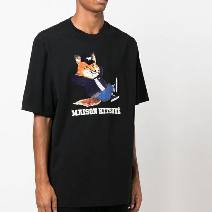 楽天市場】メゾンキツネ Tシャツ メンズ 半袖 MAISON KITSUNE プリント 