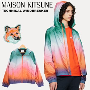 ]Lcl EBhu[J[ AE^[ MAISON KITSUNE FOX Lcl |Cg Y fB[X jZbNX EChu[J[