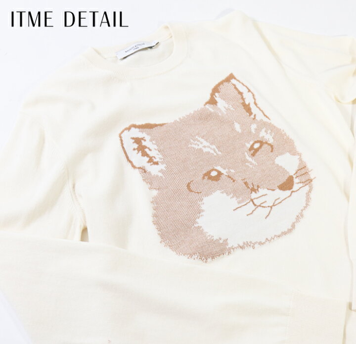 楽天市場】メゾンキツネ ニット セーター プルオーバー MAISON KITSUNE 