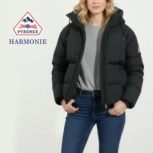 �s���l�b�N�X PYRENEX �A�����j HARMONIE �_�E���W���P�b�g ���f�B�[�X ���ꂢ�� �_�E�� �W���P�b�g �t�[�h �A�E�^�[ ���� WOMEN's �u���b�N �� �u�����h �V���[�g��