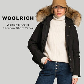 ＼ 通常107,800円⇒89,700円 ／ ウールリッチ ダウン アークティックパーカ レディース Woolrich マウンテンパーカ アークティック ダウンジャケット ダウンコート ショート丈 ラクーン 黒 ブラック Arctic Raccoon Short Parka リアルファー 暖かい