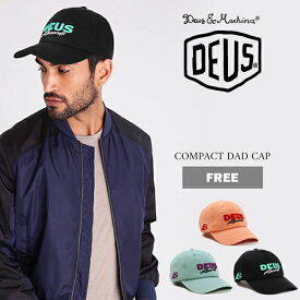 デウス デウスエクスマキナ メンズ DEUS RECORDS 帽子 Deus Ex Machina ブランド ユニセックス 刺繍 COMPACT DAD CAP コンパクト ダッド キャップ コットン