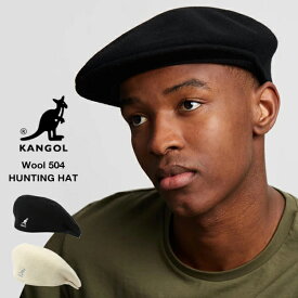 カンゴール KANGOL 帽子 ハンチング ハット ユニセックス フレックス フィット ロゴ カンガルー WOOL 504 メンズ レディース 秋 冬 S M L XL 大きいサイズ 男女兼用 ブランド