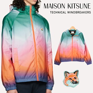 ]Lcl EBhu[J[ AE^[ MAISON KITSUNE FOX Lcl |Cg Y fB[X jZbNX EChu[J[