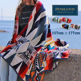 ペンドルトン ブランケット タオルブランケット チーフジョセフ pendleton ラグ 大判 タオル バスタオル ビーチタオル 可愛い ギフト プレゼント XB242 157×177cm ソファーカバー アウトドア キャンプ ペンデルトン Towels For Two