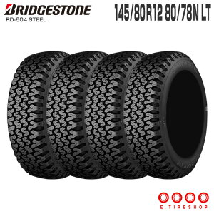 (4{Zbg) ݌ɂ Ki uaXg 604V 145/80R12 80/78N RD-604 STEELPi C` T}[^C ă^C uaXg BRIDGESTONE 604V uWXg