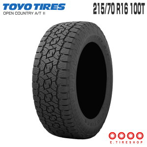 I[vJg[ AT3 215/70R16 100T 16C` ^CPi 1{ g[[ TOYO TIRES OPEN COUNTRY A/T 3 I[e[ }bhAhXm[