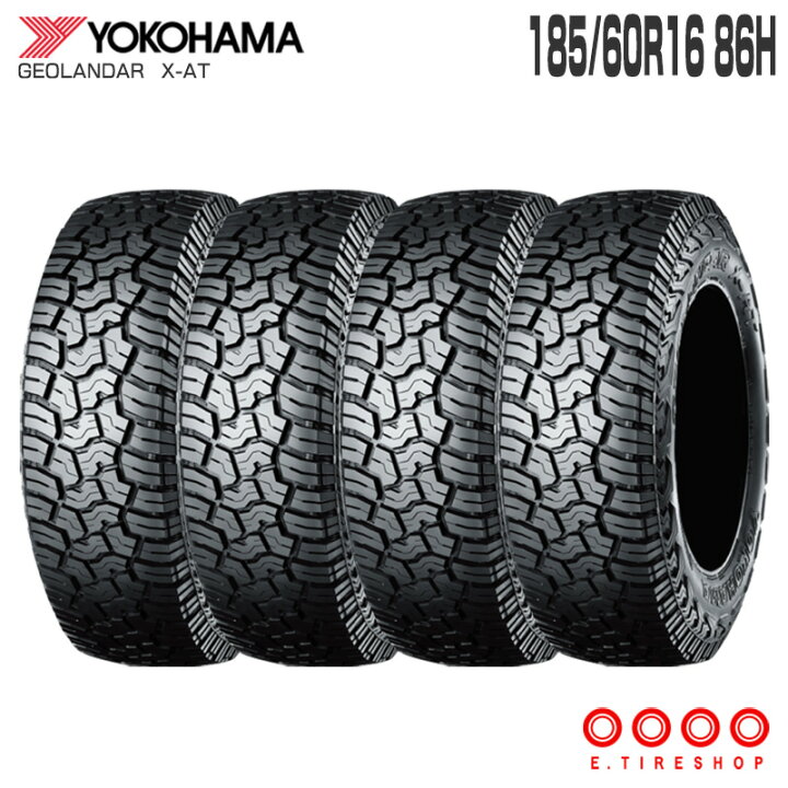 楽天市場】(4本セット) 185/60R16 86H GEOLANDER X-AT G016 単品 16  