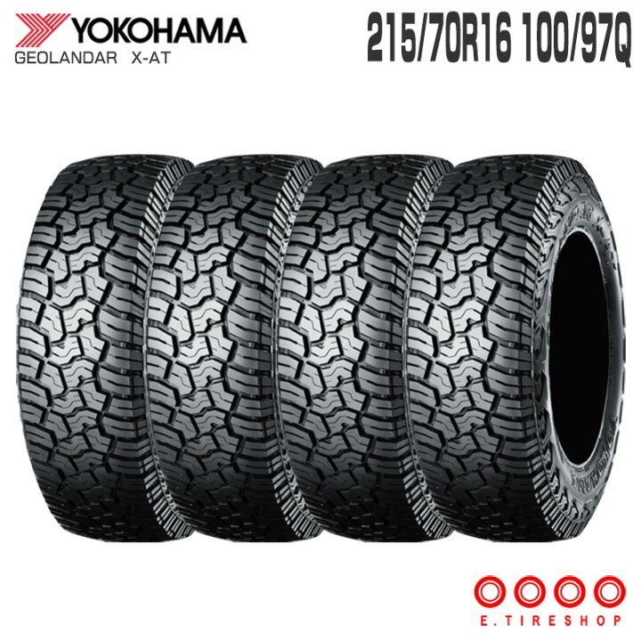 楽天市場】(4本セット) 215/70R16 100/97Q GEOLANDER X-AT G016 単品 