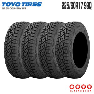 (4{Zbg) I[vJg[ RT 225/60R17 99Q 17C` ^CPi g[[ TOYO TIRES OPEN COUNTRY R/T Mbhe[