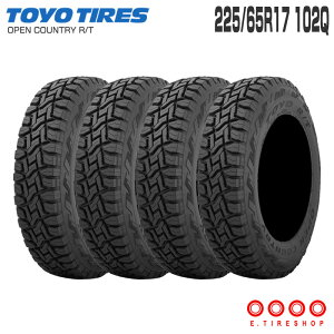 (4{Zbg) I[vJg[ RT 225/65R17 102Q 17C` ^CPi g[[ TOYO TIRES OPEN COUNTRY R/T Mbhe[