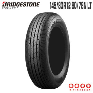 GRsA R710 145/80R12 80/78N LT 12C` T}[^CPi 1{ uaXg BRIDGESTONE ECOPIA 145/80R12 145R12 6PR GuB LB nC[bg uWXg R GR