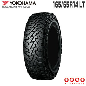 WI_[ MT G003 165/65R14 81/78Q LT 14C` ^CPi1{ Rn}^C YOKOHAMA TIRE GEOLANDAR M/TIt[h }bhAhXm[ }bhe[