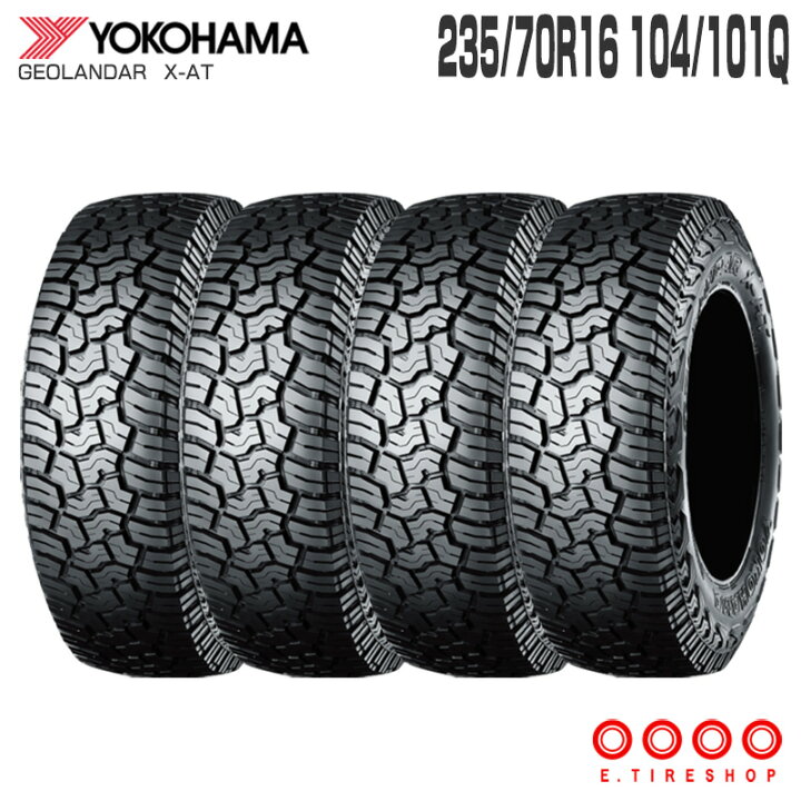 楽天市場】(4本セット) 235/70R16 104/101Q GEOLANDER X-AT G016 単品 