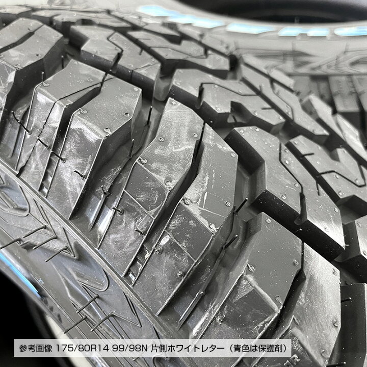 楽天市場】175/80R14 99/98N LT 片側ホワイトレター GEOLANDER X-AT 