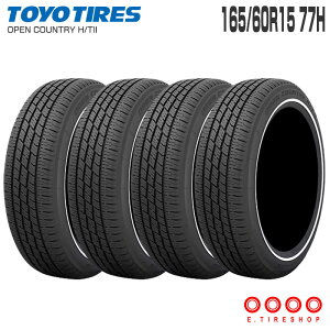 (4{Zbg) Ki I[vJg[ HT2 165/60R15 77H БzCg{iF͕ی܂łj 15C` ^CPi g[[^C TOYO TIRES OPEN COUNTRY H/T IInX[