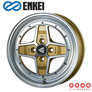 ENKEI アパッチ2 15×5.0J PCD100 4H INSET+45 ボア径φ75 マシニングゴールド (MG) 15インチ ホイール単品 1本 エンケイ Neo Classic APACHE2