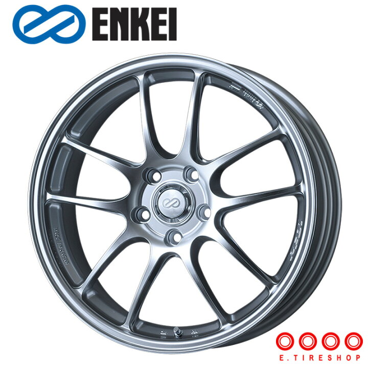 楽天市場】ENKEI PF01 18×7.0J PCD114.3 5H INSET+48 ボア径φ75 