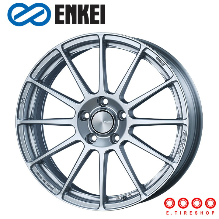 楽天市場】ENKEI PF03 18×7.5J PCD107.95 5H INSET+48 ボア径φ75 