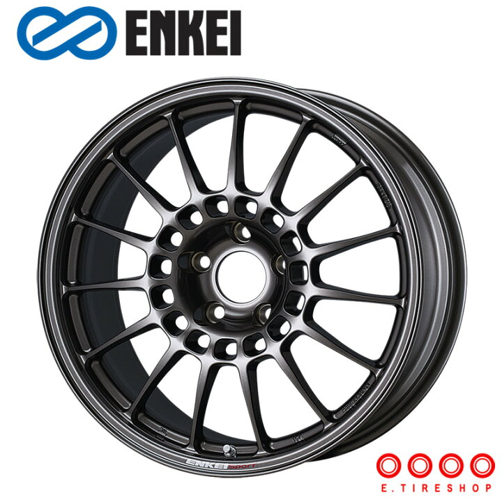 楽天市場】ENKEI RC-T5 17×7.0J PCD114.3 5H INSET+45 ボア径φ75 
