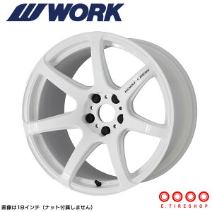 WORK EMOTION T7R 18×10.5 PCD114.3 5H INSET+12zCg (WHT) [NG[V WORK [N zC[ Pi 1{
