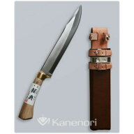 [五十嵐刃物]240mm 鋼付 山鉈 鍔付コブ柄 和釘 C-30