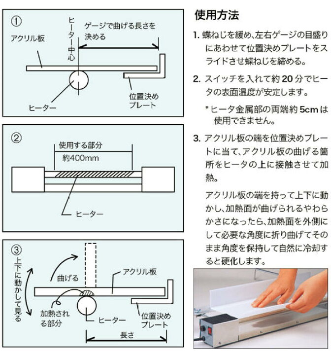 楽天市場】グット アクリル曲げヒーター HA-400 : Tools 楽天市場店