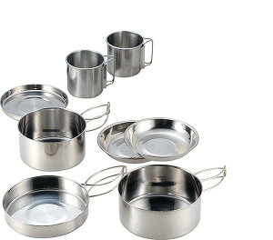 カクセー SOLA Relax ソラリラ キャンピング鍋8点セット PP-02