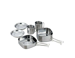 カクセー SOLA Relax ソラリラ 角型キャンピング鍋6点セット PP-04