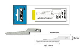 【オルファ】【OLFA】　カッター　ホビーのこB替刃（細刃）3枚入　XB167B