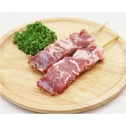 独特の食感と旨みが凝縮した 日本 国産豚カシラの串打ち加工品です 豚コメカミ かしら 串 40g×20本 45120 驚きの値段 pr やきとん 国産豚 15cm丸串
