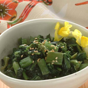 わさび菜おひたし