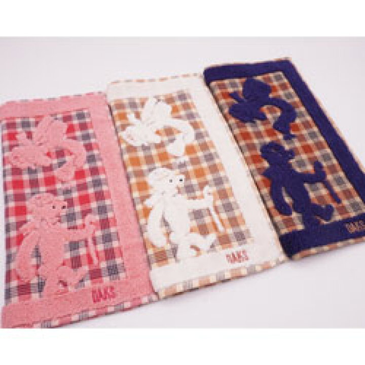 楽天市場】ダックス DAKS タオルハンカチ レディース チェック＆クマ柄  