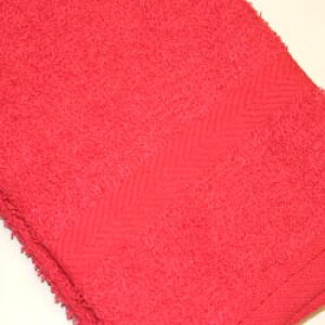 フェイスタオル 200匁 チムニー レッド 濃色 日本製 34×82cm 無地系 キッチン 洗面所 トイレ 入浴
