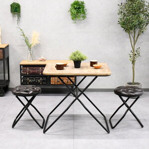 ܂肽݃e[u `FAZbg e[u _CjOe[u 80cm pCv֎q gݗĕsv i H  ݑΖ rOe[u  2l| 3_Zbg C