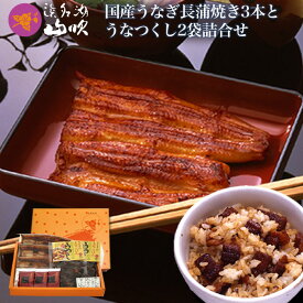 うなぎ［うなぎ専門店 浜名湖山吹］国産うなぎ蒲焼き、うなつくし グルメセットVKU-50 о_老舗デパ地下鰻屋の国内産のうなぎ。送料無料・冷蔵でお届け。お祝い ギフト プレゼント 贈り物 などに最適！