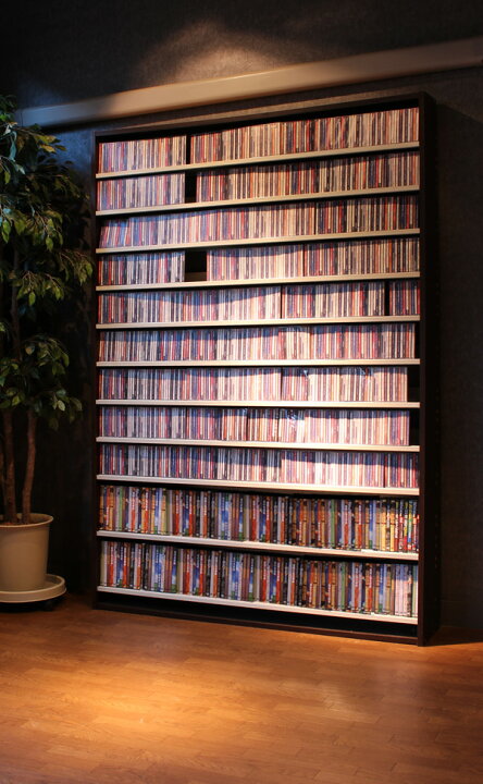 楽天市場】幅139.2cm CD695枚収納 コレクター仕様CDラック 木製 大 