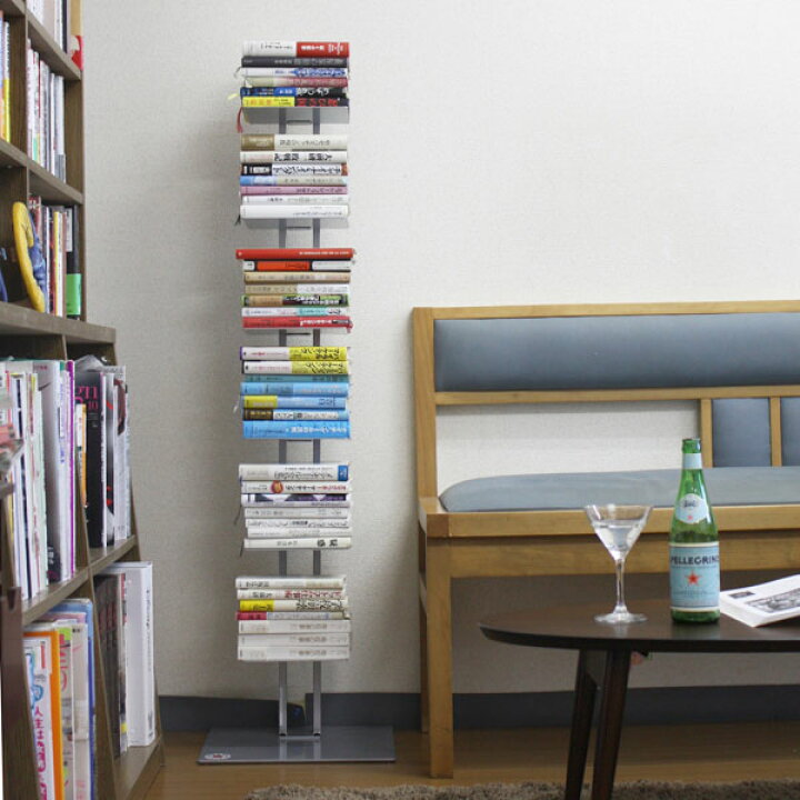 楽天市場】ブックタワー 積ん読本棚 幅35×高さ130cm積ん読 本棚本収納 