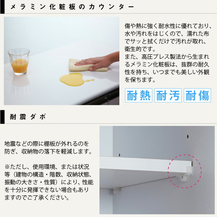 楽天市場】レンジ台 レンジボード レンジカウンター Aタイプ 幅70 奥行 