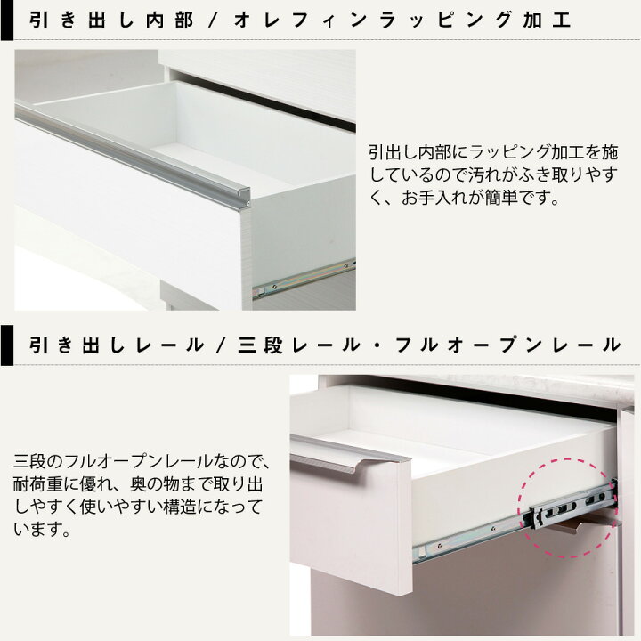 楽天市場】レンジ台 レンジボード レンジカウンター Aタイプ 幅70 奥行 