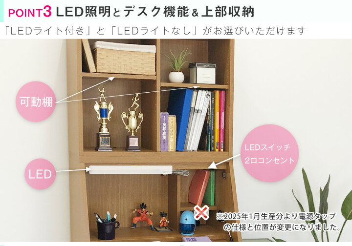 楽天市場】ライティングデスク 机 幅75cm ロータイプ+上置きラック 2点  