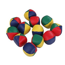 ピュアシーク ジャグリングボール 12個セット カラフル 大道芸 お手玉 かくし芸 1ダース 練習 余興に使用