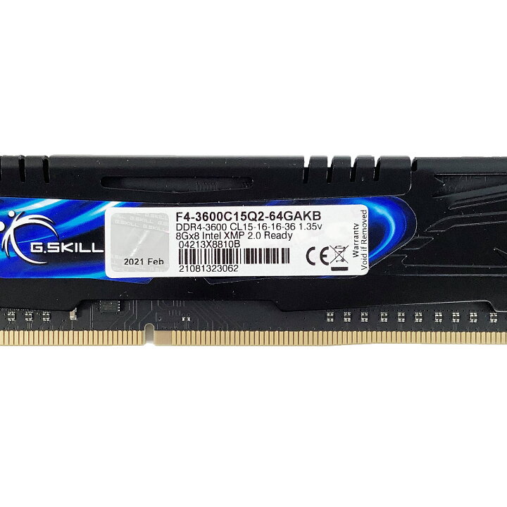 楽天市場】R049-G.SKILL ARES 64GB(8GX8枚) DDR4-3600 メモリ 1セット 