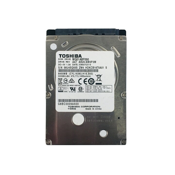 楽天市場】R057-500GB 2.5 インチ SATA HDD 1点 SEAGATE/HGST/TOSHIBA 