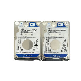 WD SATA 320GB 2.5 インチ HDD 2点セット 増設HDD ノートパソコン用HDD 【中古動作品】